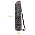 yoga mat bag Canvas Printed Yoga Mat Carry Bag Fashion Sling Sports Bag Drawstring Yoga Mat Bag Adjustable Shoulder Strap Bag