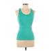 Athleta Active Tank Top: Teal Activewear - Women's Size Small