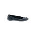 MICHAEL Michael Kors Flats: Black Print Shoes - Women's Size 7 1/2 - Round Toe