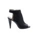 Louise Et Cie Heels: Black Solid Shoes - Women's Size 8 1/2 - Open Toe