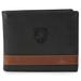 Men's Fossil Black Army Knights Quinn Flip ID Bifold Wallet