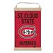 St. Cloud State Huskies Reversible Faux Rust Banner Sign