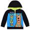 Preschool Black Scooby-Doo Graphic Quarter-Zip Hoodie