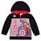 Preschool Black The Avengers Graphic Quarter-Zip Hoodie