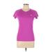 Adidas Active T-Shirt: Purple Activewear - Women's Size Medium