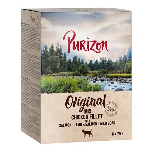 Purizon Adult 6 x 70 g – getreidefrei – Mix (3 Sorten gemischt)