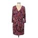 Trina Trina Turk Casual Dress: Purple Dresses - Women's Size Medium