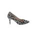 Cole Haan Heels: Pumps Stilleto Cocktail Party Gray Leopard Print Shoes - Women's Size 6 - Pointed Toe