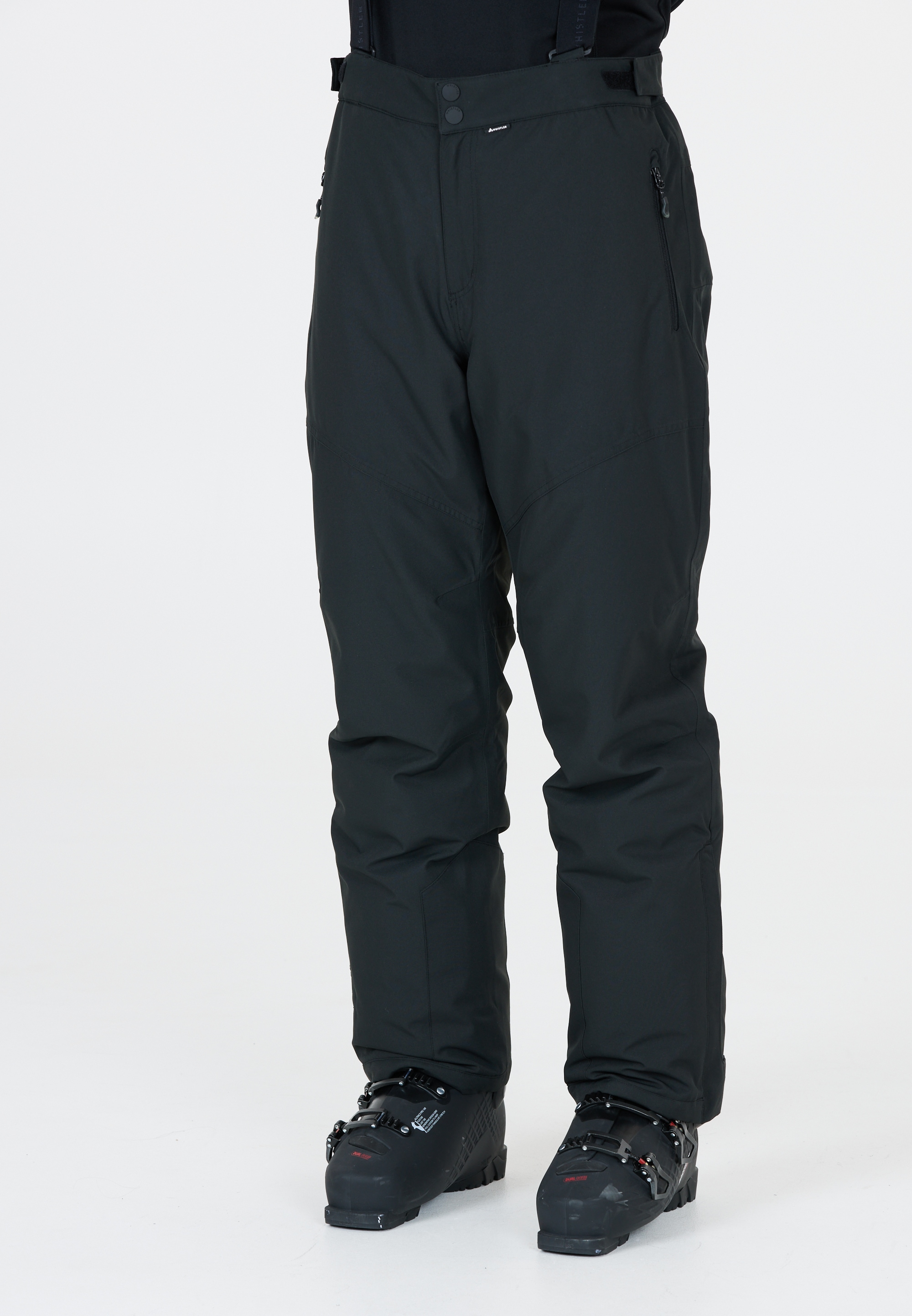 Skihose WHISTLER "Drizzle", Herren, Gr. M, US-Größen, schwarz, 100% Polyester, unifarben, lang, Hosen, mit wasserabweisenden Eigenschaften und funktionalen Features Image