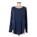 Gap Fit Active T-Shirt: Blue Color Block Activewear - Women's Size Medium