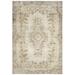 White 103 x 72 x 0.4 in Indoor Area Rug - Lofy Vintage Beige Oriental Wool & Handmade Area Rug 180 X 257 Beige Cotton/Wool | Wayfair