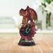 Trinx Jenaka 4.75"H Red Volcano Dragon Figurine Unique Gifts Resin | 4.75 H x 3 W x 2.5 D in | Wayfair 8D0260BE59634A1EAA62AA9E200791CE