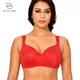 Soutien-gorge Balconette Rembourré Sans Couture pour Femme Couverture Complète Soutien à