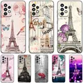 Paris Tour Eiffel Noir Pour Samsung Galaxy A04S A04E A12 A13 A14 A22 A23 A32 A33 A34 A50 A51 A52S