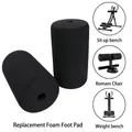 Coussinets de pied en mousse pour banc de musculation remplacement des rouleaux extension de