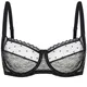 Soutien-gorge à armatures en dentelle pour femmes lingerie sexy broderie florale bralette B C D E