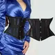 Corset Gothique Sexy pour Femme Vêtement Amincissant Ceinture Blanche et Noire Bustier Sous le