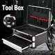 MELToolbox-Mallette rigide en aluminium boîte à outils portable Valise de rangement pour pièces de