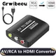 Adaptateur AV HD 1080P vers HDMI RCA vers HDMI convertisseur avec câble USB CVBS AV pour N64 Wii