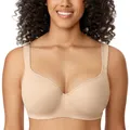 Soutien-gorge pour femmes couverture complète lisse Contour à armatures T-Shirt grande taille