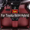 Tapis de sol de voiture personnalisé pour Toyota RAV4 Hybrid Auto Foot Pads Automobile Carpet