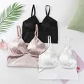 Soutien-gorge Sexy à col en v pour femmes sous-vêtements bustier sans fil