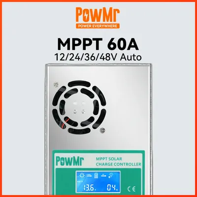 Contrôleur de charge solaire avec égaliseur de batterie pour panneau MPPT 60A Max 2800W Sochi