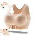 Soutien-gorge en Latex deux en un pour femmes sous-vêtements correcteurs sans couture à boucle