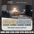 MOES Star Ring Series Mini Tuya WiFi/Zigbee Smart Switch DIY Module Light Switch 1/2 Gang Remote