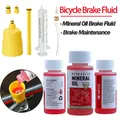 Hot Bicycle Brake Mineral Oil System 60Ml Fluid Cycling Mountain Bikes for Shimano 27Rd Bike