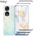 Vetro temperato a copertura totale per Honor 90 5G Protezione schermo per Honor 90 Honor90 Pro 5G Vetro fotocamera per Honor 90 Vetro da 6,7 pollici