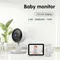 Baby Monitor Wireless Indoor 2.8 pollici Video di sorveglianza Audio bidirezionale visione notturna