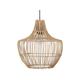 Lampe suspendue en rotin naturel