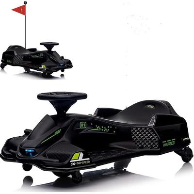 Ride on Drift Car,Kids Electric Drifting Go-Kart with 5 Wheels LED