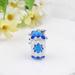 DIY Pendant Necklace Plating Copper Column Shape Hollow Out Aromatherapy Accessories Pendant Solid Aroma Balls Holder Perfume Container Case for DIY Necklace (Blue)