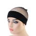 Wig Headband Elastic Fixed Wig Headband Wig Mesh Cover Adjustable Mesh Wig Headwear Wig Accessories Black