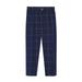 HAOTAGS Boys Pull-on Relaxed Fit School Uniform Pant Zipper Closure With Button Casual Stright Type Pants Dark Blue Size 18-24 Months