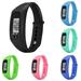 Kaesi Sport Running Silicone Pedometer Calorie Step Counter Digital Watch Bracelet Purple