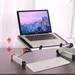 laptop stand Portable Adjustable Aluminum Laptop Desk Stand Table Vented Ergonomic Stand (Black)