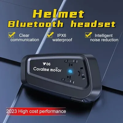 Y06 Motorrad helm Bluetooth Headset ipx6 wasserdichte Geräusch reduzierung klein und exquisit alle Image