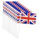 Union Jack Hand Flag - Union Jack Flags Hand Wave Flag - Single