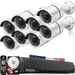 ã€Š36 Infrared LED 100ft Super Night Visionã€‹ POE Security Camera System 5MP POE Camera System Video Surveillance Systems 8pcs Hard Wired Outdoor Cameras 4K NVR Security Cameras System