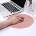 Microfiber mouse pad Usable Mouse Mat Leather Gaming Mouse Pad Laptop Mouse Mat for Home Office (Rose Gold)