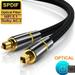Lifetechs Fiber Optic Audio Cable Digital Optical Fiber Cable SPDIF Cable for Player TV Soundbar Cable