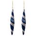 Tennessee Titans Two-Pack Swirl Blown Glass Ornament Set