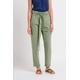 Womens Belted Pleat Front Trousers -