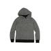 Pullover Hoodie: Gray Marled Tops - Kids Girl's Size Medium