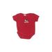 Broadway Baby Short Sleeve Onesie: Red Bottoms - Size 6-9 Month