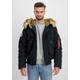 Winterjacke ALPHA INDUSTRIES "ALPHA Men - Parka & Winter Jackets Polar Jacket SV" Gr. M, schwarz (black) Herren Jacken Übergangsjacken