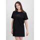 T-Shirt ALPHA INDUSTRIES "ALPHA Women - T-Shirts Basic T Long G Wmn" Gr. XS, schwarz (black, black) Damen Shirts Jersey